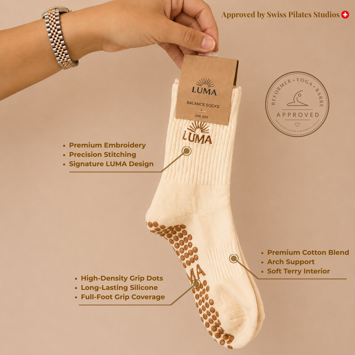 Balance Socks - Vanilla
