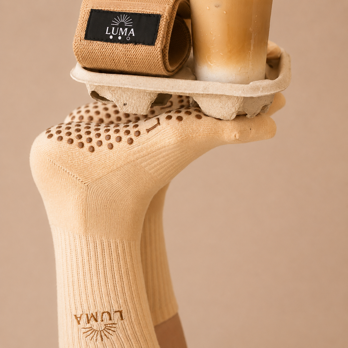 Balance Socks - Almond
