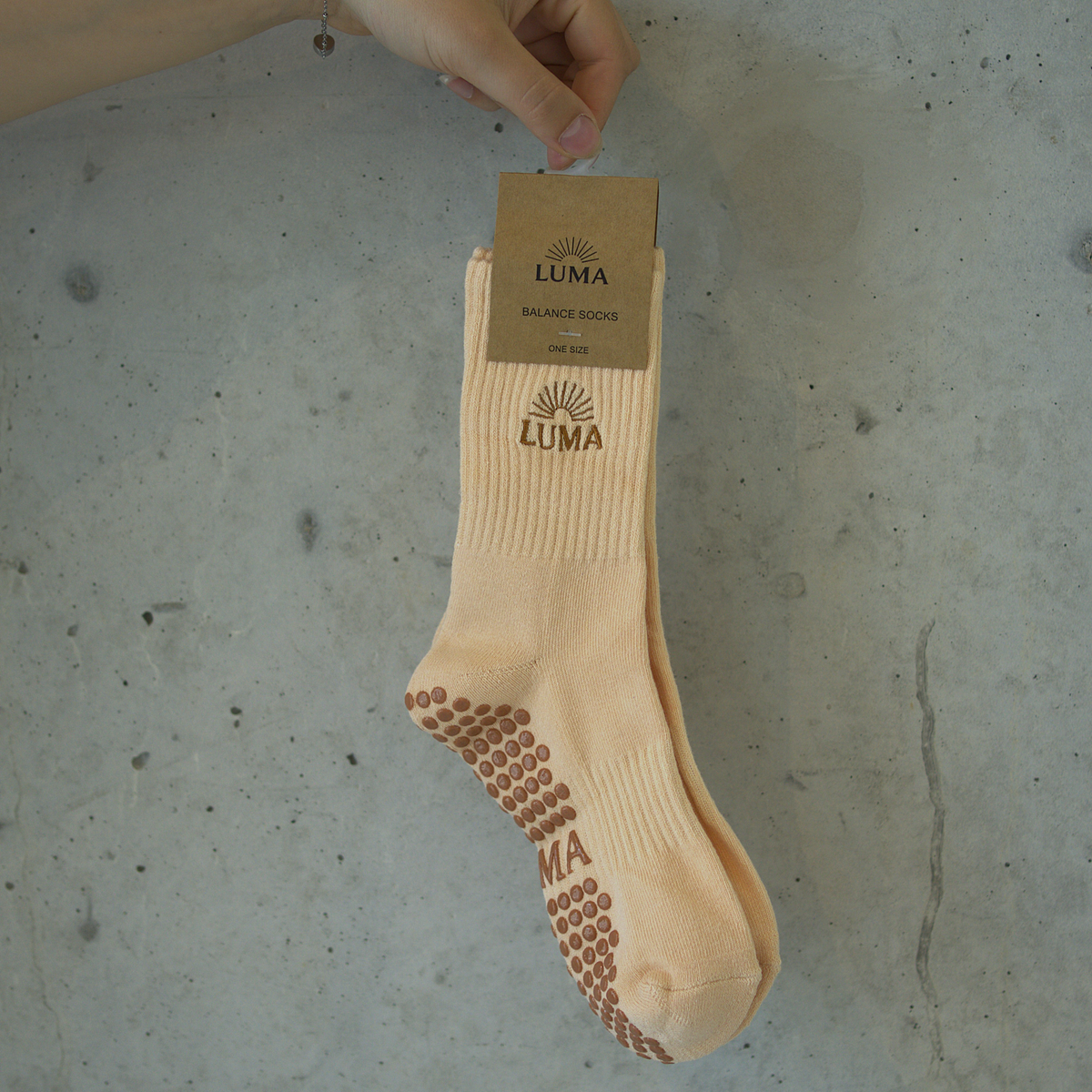 Balance Socks - Almond